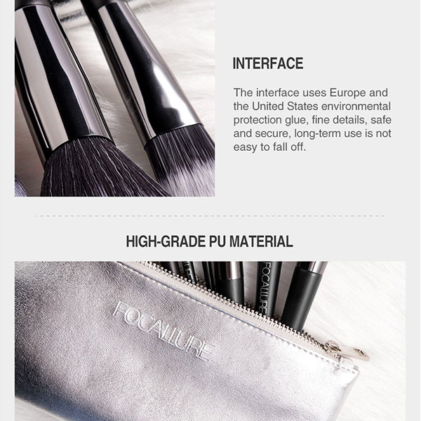 Focallure FA-70 Make Up Brush Set - Daily Make Up - Gambar 2