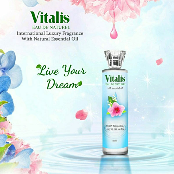 Vitalis Eau De Natural With Essential Oil 100ml - Gambar 3